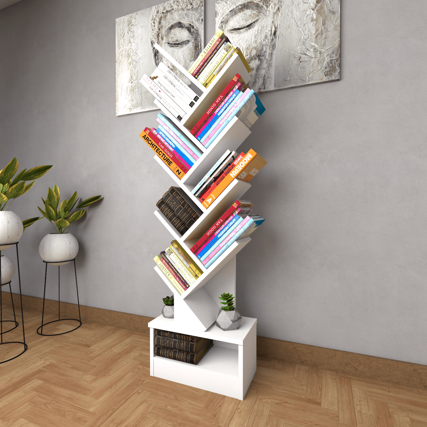 mueble librero moderno