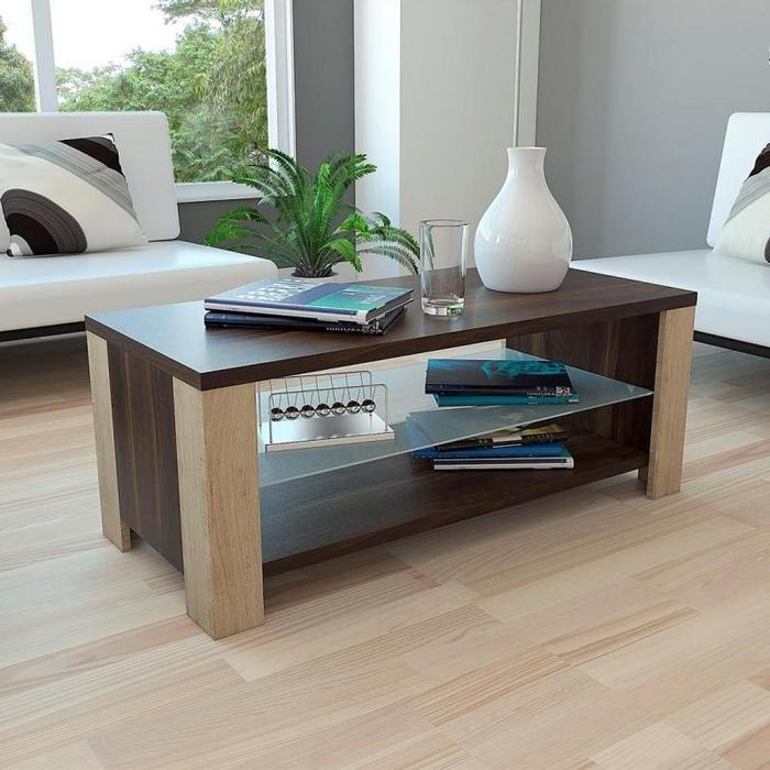 Mesa De Centro Bakú - Habano/Rovere