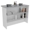 Barra Auxiliar de melamina para cocina, modelo Argel estilo moderno