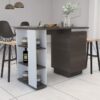 Barra Auxiliar de melamina para cocina, modelo Sofía estilo moderno