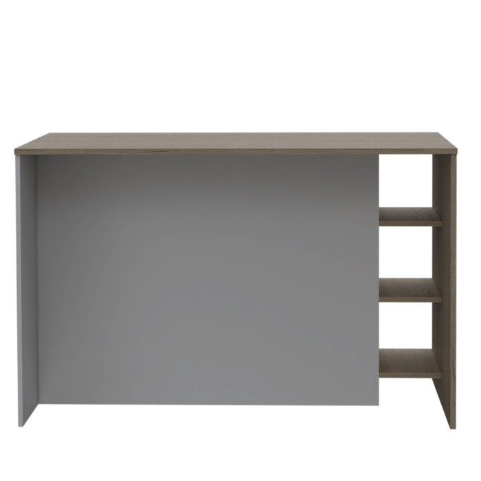Barra Auxiliar Viena 03 Barra Auxiliar de melamina para cocina, modelo Viena estilo moderno