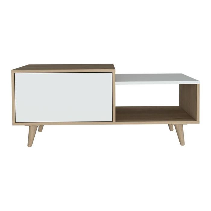 Mesa De Centro Pekín - Rovere/Blanco 01 Mesa De Centro Pekín - Rovere/Blanco