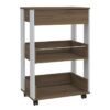 Mesa auxiliar de cocina, modelo Salem, material melamina