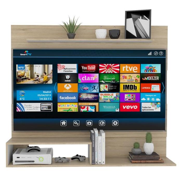 Panel Argel tv 55 pulgadas color rovere