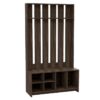 Mueble Recibidor modelo Berlín, fabricado en melamina de 18 mm, perfecto para organizar tu entrada