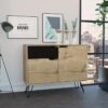 mesa auxiliar luanda - color duna y wengue