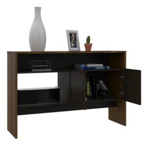 mesa consola Viena - color caramelo y wengue