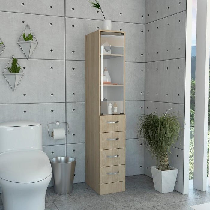 Organizador de baño, material melamina, modelo Ereván