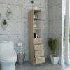 Organizador de baño, material melamina, modelo Ereván