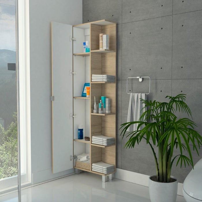 Organizador de baño, material melamina, modelo Viena