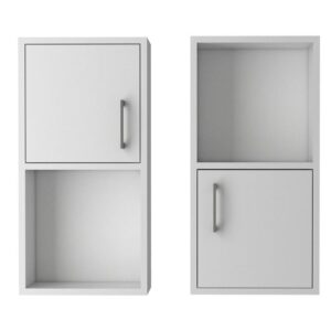 Organizadores de baño, material melamina, modelo Asmara