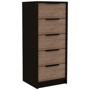 Cómoda Sofía Wengue, Mueble de Dormitorio, Organizador.