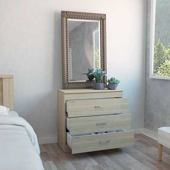 Cómoda Praga Rovere, Mueble de Dormitorio, Organizador.