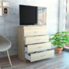 Cómoda Roma Rovere, Mueble de Dormitorio, Organizador.