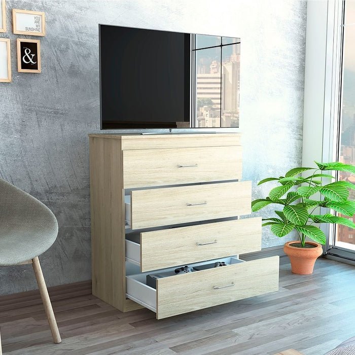 Cómoda Roma Rovere, Mueble de Dormitorio, Organizador.