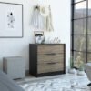Cómoda Viena Wengue, Mueble de Dormitorio, Organizador.