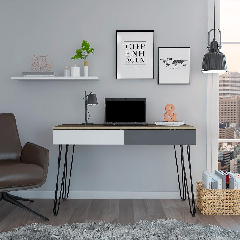 Escritorio Madrid Blanco, mueble de oficina