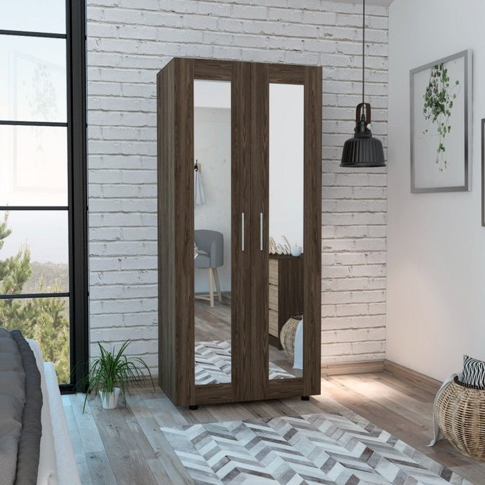 Ropero Argel Coñac, Mueble de Dormitorio, Organizador