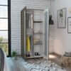 Ropero Argel Coñac, Mueble de Dormitorio, Organizador