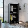Ropero Argel Wengue, Mueble de Dormitorio, Organizador