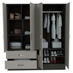 Ropero Atlanta, Mueble de Dormitorio, Organizador
