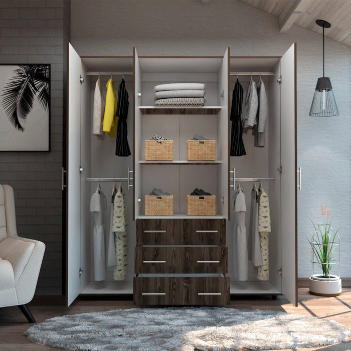 Ropero Boston, Mueble de Dormitorio, Organizador
