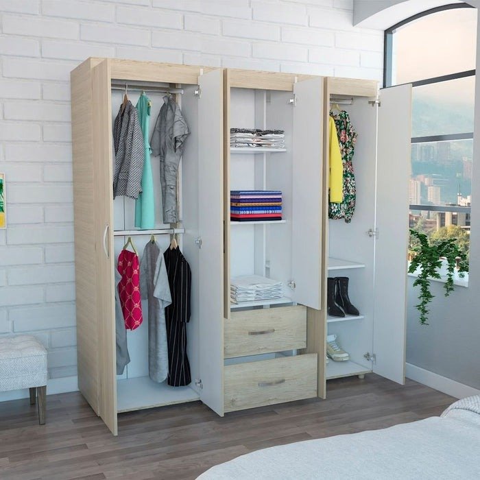 Ropero Bruselas 03 Ropero Bruselas, Mueble de Dormitorio, Organizador