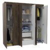 Ropero Ereván Coñac, Mueble de Dormitorio, Organizador