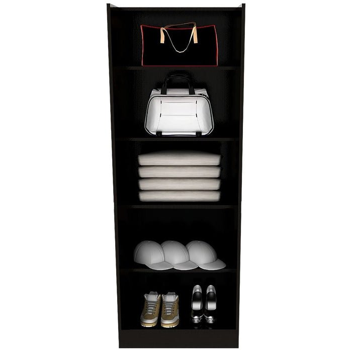 Ropero Madrid Wengue 01 Ropero Madrid Wengue, Mueble de Dormitorio, Organizador