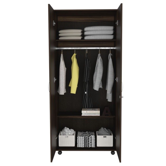 Ropero Oslo Habano, Mueble de Dormitorio, Organizador