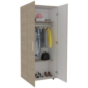 Ropero Oslo Rovere, Mueble de Dormitorio, Organizador