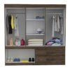 Ropero Praga Coñac, Mueble de Dormitorio, Organizador