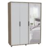 Ropero Riga Miel, Mueble de Dormitorio, Organizador