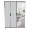 Ropero Riga Miel, Mueble de Dormitorio, Organizador