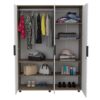 Ropero Riga Miel, Mueble de Dormitorio, Organizador