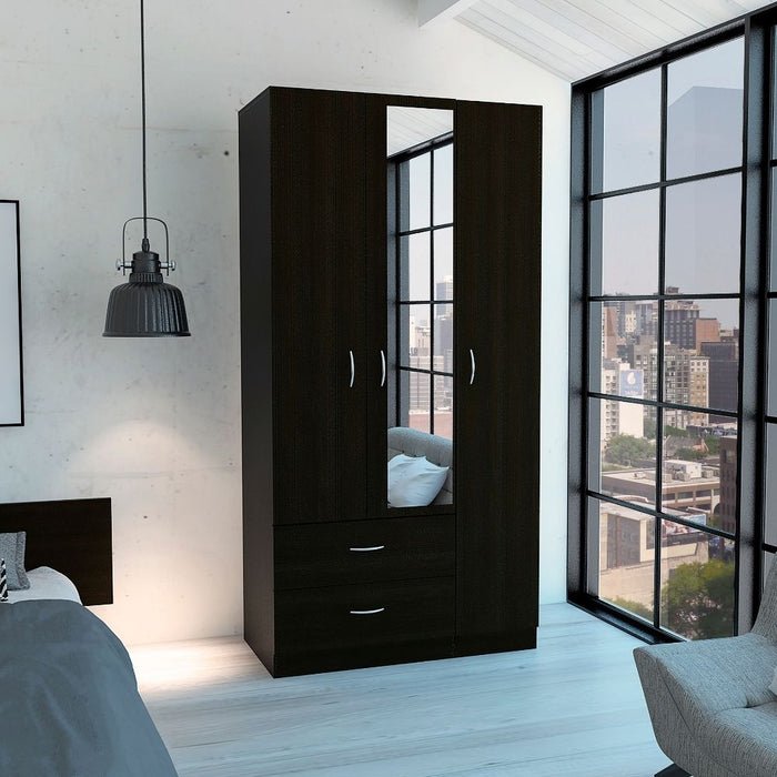 Ropero Sofía Wengue, Mueble de Dormitorio, Organizador