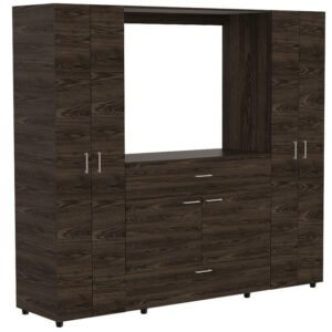Ropero Viena Coñac, Mueble de Dormitorio, Organizador