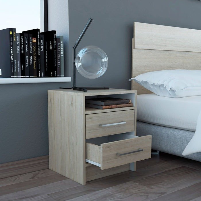 Velador Praga Rovere, Mesa de Noche Organizador.