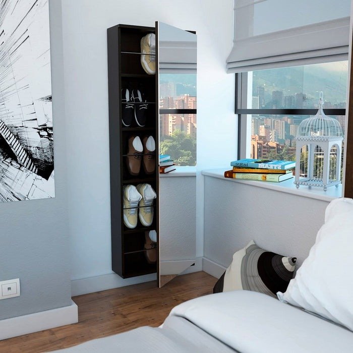 Zapatera Argel Wengue, Mueble Organizador de Calzados