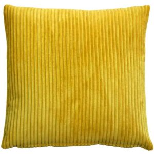 Cojín Luciana color amarillo tela de poliéster