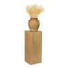 Pedestal Jazmín x2 estructura de MDF y lamina de madera natural
